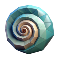 celebrated bohemian Geometric snail with a spiral shell. Crisp edges, scalable design, minimal with Scalable Design. flawless png