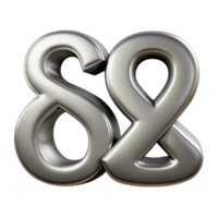 majestic melancholic modern Scalable ampersand symbol, symmetrical design. Flat silver with Scalable Design. expertly shot png