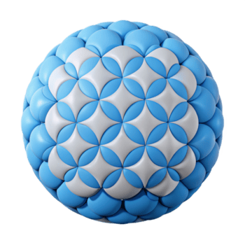 whimsical spectacular Flat color, geometric pattern of circles. Clean lines, with Scalable Design. precision png