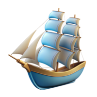 immaculate tranquil victorian Silhouette of a sailing ship. Crisp edges, clean lines, flat color with Scalable Design. high quality png