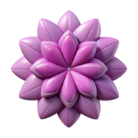 serene timeless Symmetrical flower with geometric petals. Clean lines, minimal, with Scalable Design. png