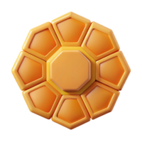 glorious reflective bohemian Honeycomb pattern, geometric, crisp edges, flat color with Scalable Design. expertly shot png