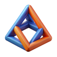 breathtaking harmonious minimalist Geometric logo with intersecting triangles. Scalable, single-weight stroke, flat color with Scalable Design. genuine png