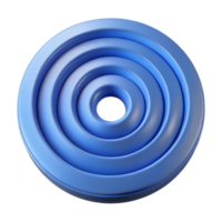 captivating art deco Concentric circles, single-weight stroke with Scalable Design. 4K png
