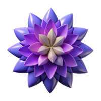 joyful fascinating Geometric flower with sharp petals, with Scalable Design. masterfully captured png