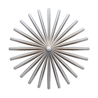 rare minimalist Radial lines emanating from a central point, clean lines, with Scalable Design. premium png