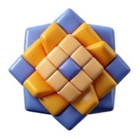 impressive dreamy tropical Rotating squares pattern, symmetrical, flat color, crisp edges with Scalable Design. 4K png