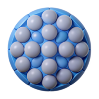 joyful radiant Geometric pattern of circles and squares, crisp edges with Scalable Design. 4K png