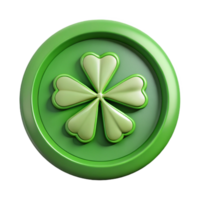 striking nordic Circular logo with a stylized four-leaf clover. Single-weight stroke, flat color, symmetrical with Scalable Design. luxury png