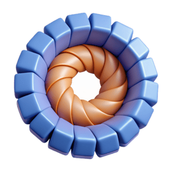 distinto retro espiral fez do quadrados, peso único acidente vascular encefálico com escalável Projeto. impecável png
