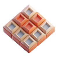 impressive coveted Spiral made of squares, single-weight stroke with Scalable Design. png