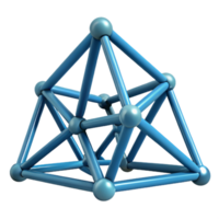 peaceful beautiful A group of interconnected triangles, clean lines with Scalable Design. 4K png