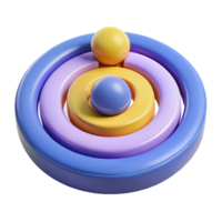 breathtaking gothic Location pin icon with a circular base. Flat color, with Scalable Design. premium png