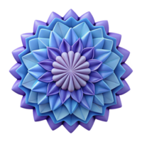 hipnotizante romântico costeiro simétrico, geométrico mandala. fresco arestas, peso único AVC. plano cor com escalável Projeto. original png