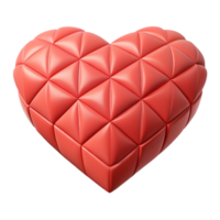 serene avant-garde Scalable, geometric heart pattern, single-weight stroke, flat color with Scalable Design. high resolution png