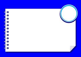 template paper rectangle a4 white and circle, blank paper white for banner presentation, cover paper white a four print for clip art, empty paper a4 mock up for copy space vector