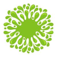 water drop lemon green juice splash shape, water blob green apple flat icon isolated on white, green tea water splash expose, aloe juice drop for banner, lime juice splatter flow for graphics vector