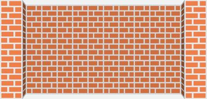 wall red brick pastel color for background, concrete wall with brown bricks post for backdrop, pattern brick on wall structure of architecture, brick pillars blocks of cement wall red, pillar bricks vector