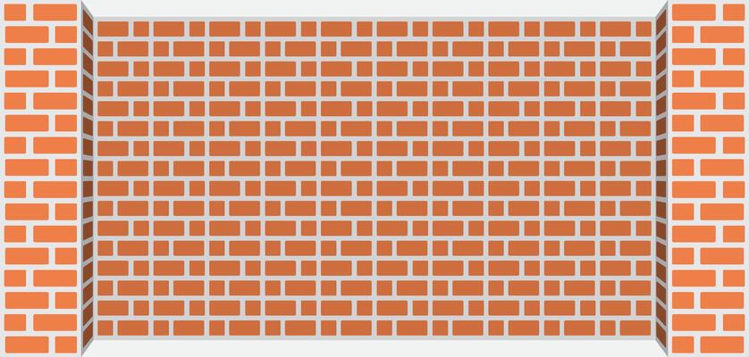 wall red brick pastel color for background, concrete wall with brown bricks post for backdrop, pattern brick on wall structure of architecture, brick pillars blocks of cement wall red, pillar bricks