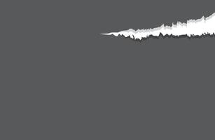 paper grey with tear marks for banner copy space, paper rip torn gray rectangle background, grey paper with edge tear, sheet paper card rip for advertising message text vector