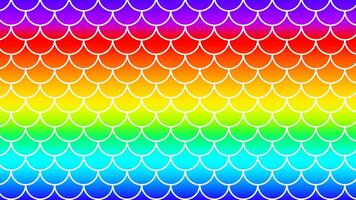 mermaid pattern on rainbow colorful background, fish scale pattern art line on rainbow background, mermaid tail pattern line vector