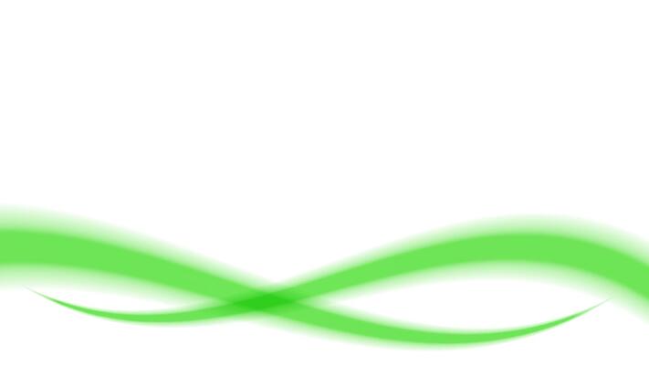 green soft wave shape graphic on a white background, abstract green graphic smooth shape for banner copy space, blurred gradient green wavy swirl soft effect, beautiful green white wave curve