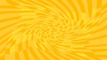 orange twirl wave pattern abstract for background, optical wave twirl yellow gold color, hypnotic concept, dynamic motion curve of lines flowing, orange wave shaped array of blended points illusion vector