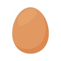 fresh egg of hen, chicken eggs isolated on white, clip art chicken eggs brown color, illustrations of egg simple, chicken eggs drawing, flat style for infographics icon cartoons vector