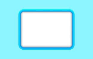 modern rectangle frame light blue and white for banner background, banner frame rectangle shape for message, blue square with white frame for copy space, modern blue frame for text vector