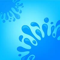 water drop splash blob on blue background, splash of water for element banner frame, water drop splatter simple for songkran festival copy space template, splash water drop graphics vector