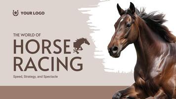 Horse Racing Presentation Deck template