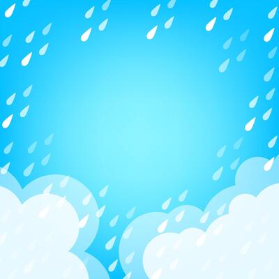 banner frame rain fall background for rainy season sale off, monsoon banner template frame for offer discount sale, cute rainy template banner for summer sale