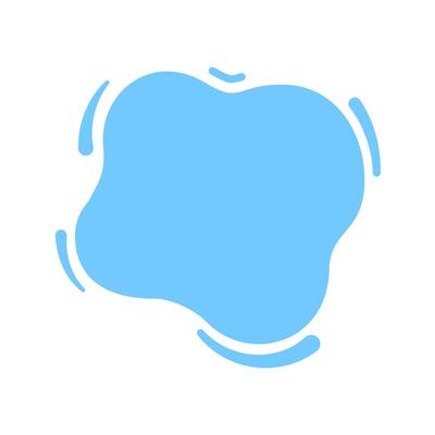 blob shape light blue soft for banner copy space, aqua background, water blob splash light blue color, water blobs droplet wave shape for element banner, blob round shape simple for graphics ad