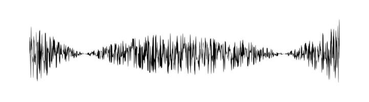 sound signal waveform, audio wave line isolated on white , sound wave for voice recording music, music audio symbol, radio waveform vector