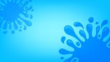 water drop splash blob on blue background, splash of water for element banner frame, water drop splatter simple for songkran festival copy space template, splash water drop graphic vector