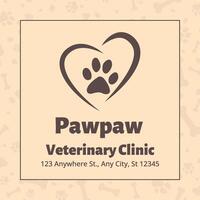 Vet Business Card template