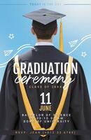 Graduation Ceremony Poster Template