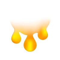 flowing honey drops isolated on white background, honey drops symbol, icon honey bee blob splash, illustration yellow gold drop splatter, honey blob for product juice graphic vector