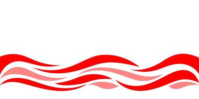 wave form graphic red color, water waves red for background, red graphic ripples pattern for banner background, copy space vector