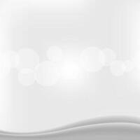 bokeh soft grey for background banner, bokeh bright grey with graphic curve wave for banner, smooth and soft white grey modern for wallpaper vector