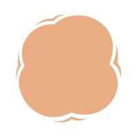 blob shape brown pastel soft for banner copy space, aqua background, cocoa brown milk blob splash on white, water blobs droplet wave shape for banner, milk blob simple for graphic ad vector