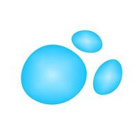water drop, splash of water for element logo and icon, water drop splatter simple image for banner songkran festival, splash water drop symbol vector