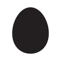 black oval, egg shape flat isolated on white, oval shape icon black, oval geometry shaped, illustrations flat simple egg shaped vector