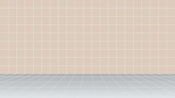 wall tile ceramic for architecture background, tiled floor brown pastel color inside room, illustration wall tiles brown pastel soft, mosaic tile and floor empty vector