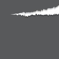 paper grey with tear marks for banner copy space, paper rip torn gray rectangle background, grey paper with edge tear, sheet paper card rip for advertising message text, notepaper memo torn texture vector