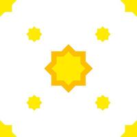 star seamless pattern on white background, star shape geometric and repeat pattern vector