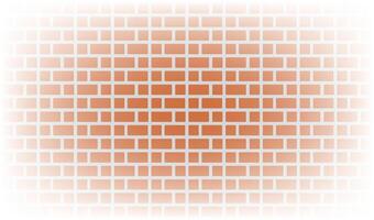 wall red brick and white blurred soft edges for background, concrete wall with red brown brick backdrop, pattern brick on wall structure of architecture, wallpaper cement wall red brick for copy space vector
