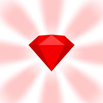 red diamond gemstone on zoom comics, red flat diamonds jewelry icon, red gems on soft rays burst shine background, red diamond of items game, clip art gemstone for banner jewellery