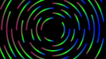 circle line colorful bright, modern background, light neon effect motion with line mixed, glowing light circle graphic for wallpaper, art line swirl shine color for technology digital concept vector