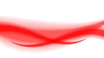 red soft wave shape graphic on white background, abstract red graphic smooth shape for banner copy space, blurred gradient red wavy swirl soft effect, beautiful red white wave curve for a backdrop vector